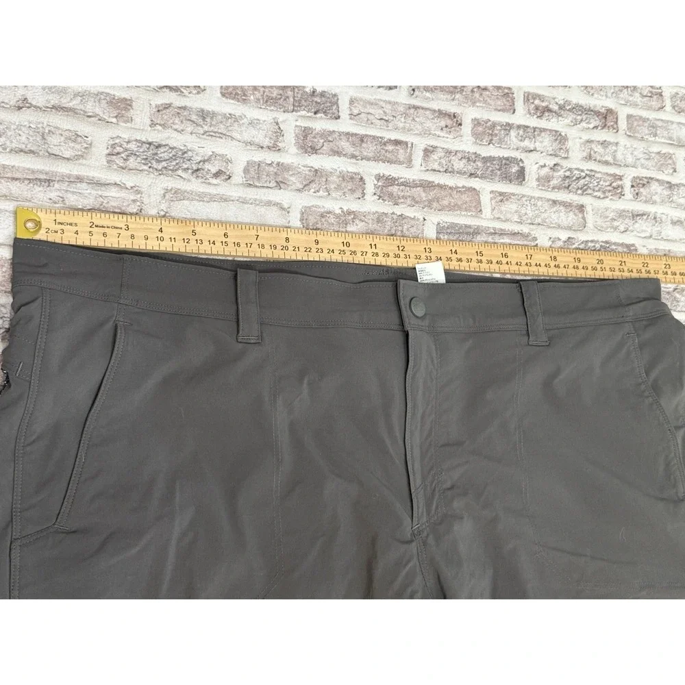 L.L. Bean Pants Mens 42x29 Gray Cresta Fleece Lined Cargo Gorpcore 508240 Hiking